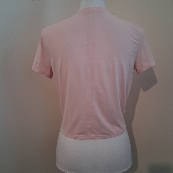Lululemon It's a Tie Short Sleeve Pink Top Size 4 - Picture 3 of 7